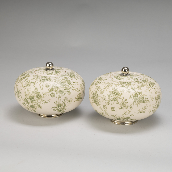 Dolce Ceramic Bonbonniere - Set of 2