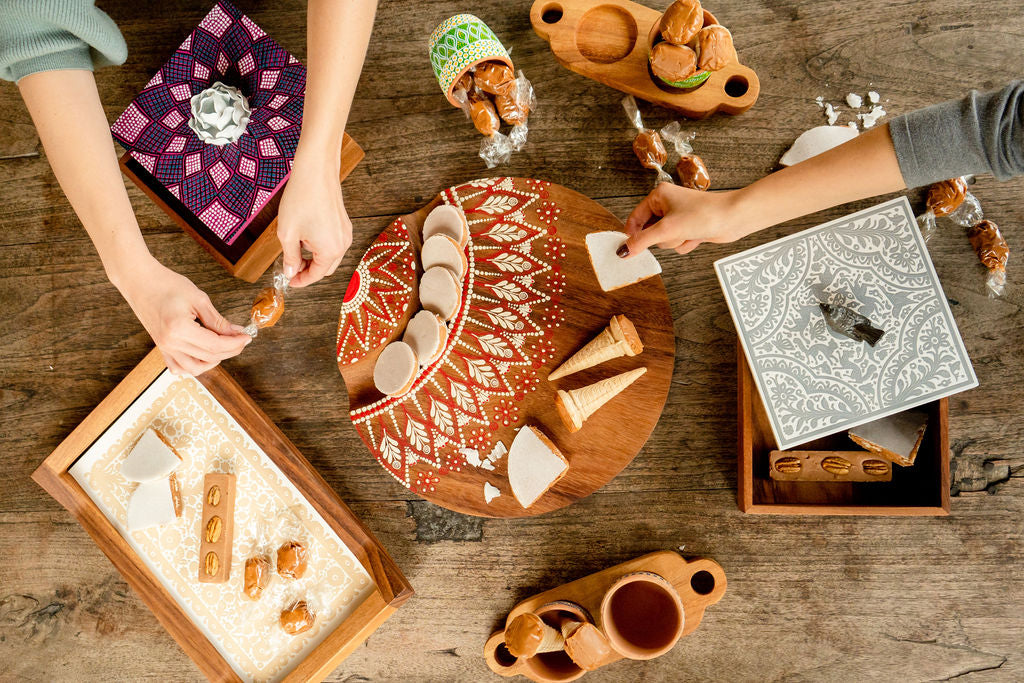 Red Artisan Cheese Board