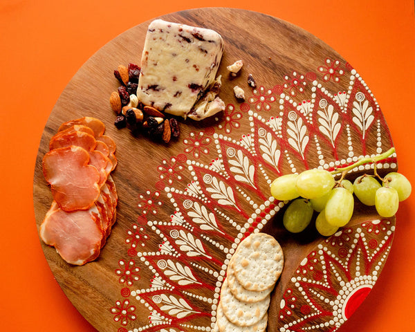 Red Artisan Cheese Board