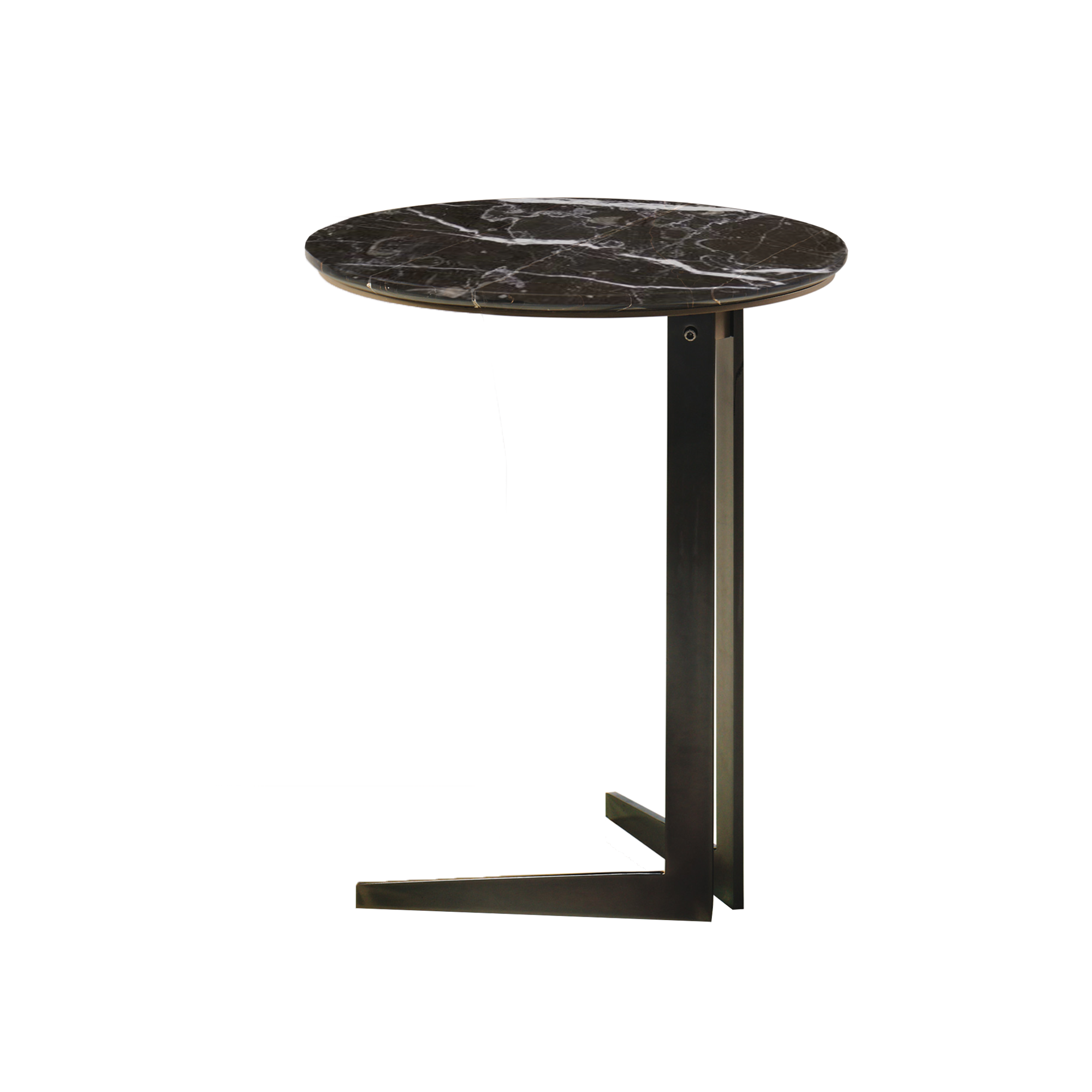 Eos Side Table Black Marble