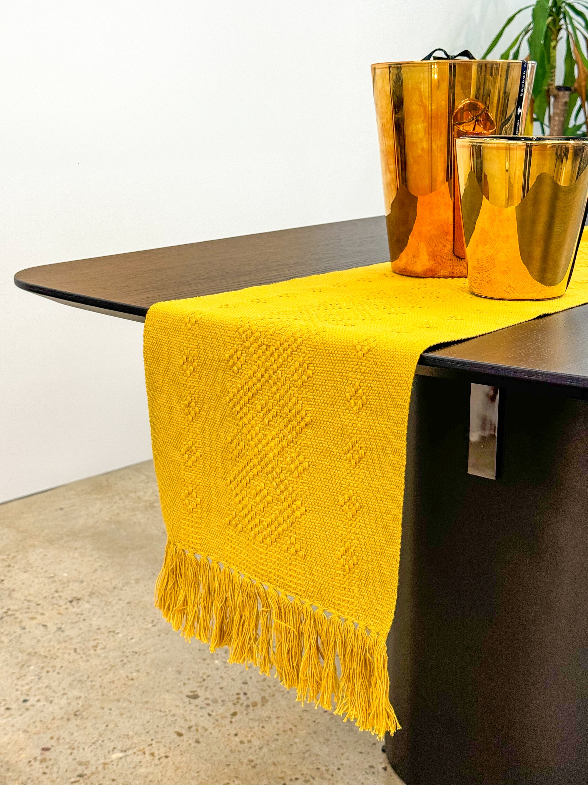 Oaxacan Yellow Table Runner
