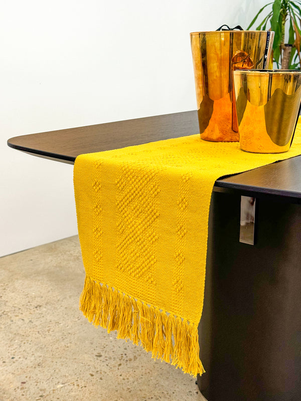 Oaxacan Yellow Table Runner
