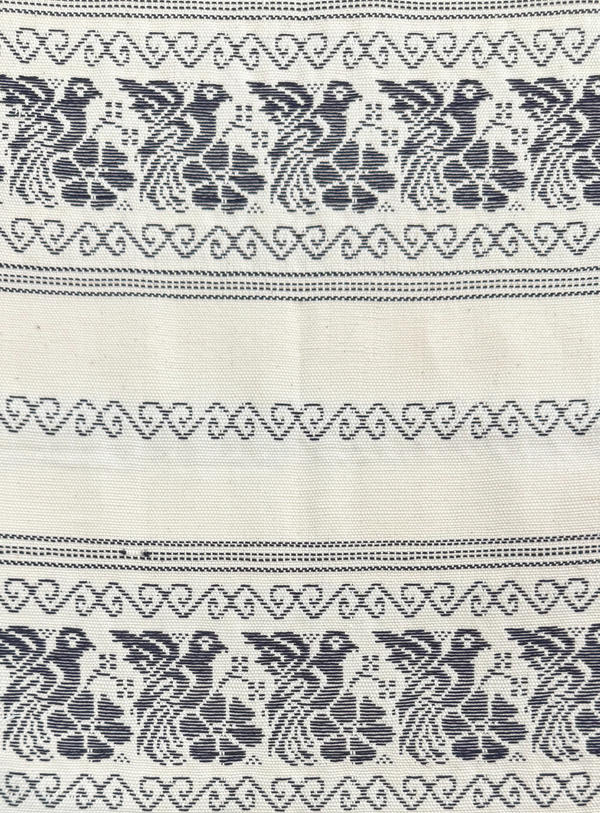 Oaxacan Black Weave Table Runner